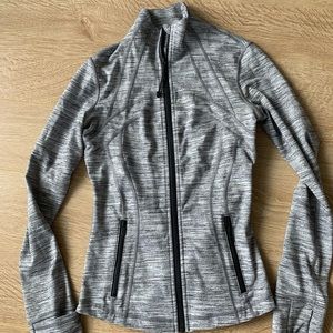 Lululemon grey/black define jacket, size 4